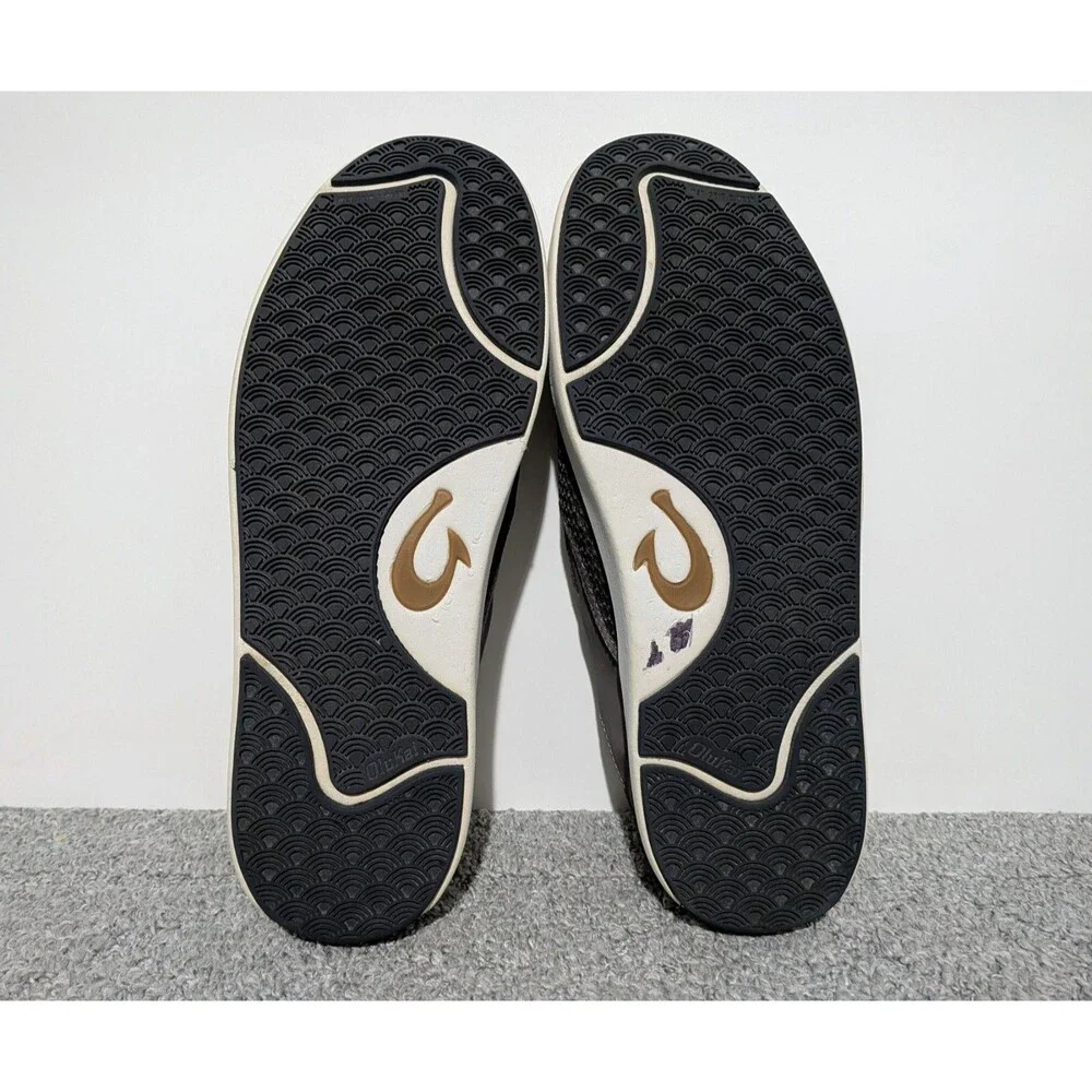 Olukai Lae Ahi Slip On Shoes Mens Size 11 Gray